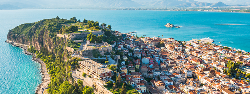 Nafplio på Peloponnesos.